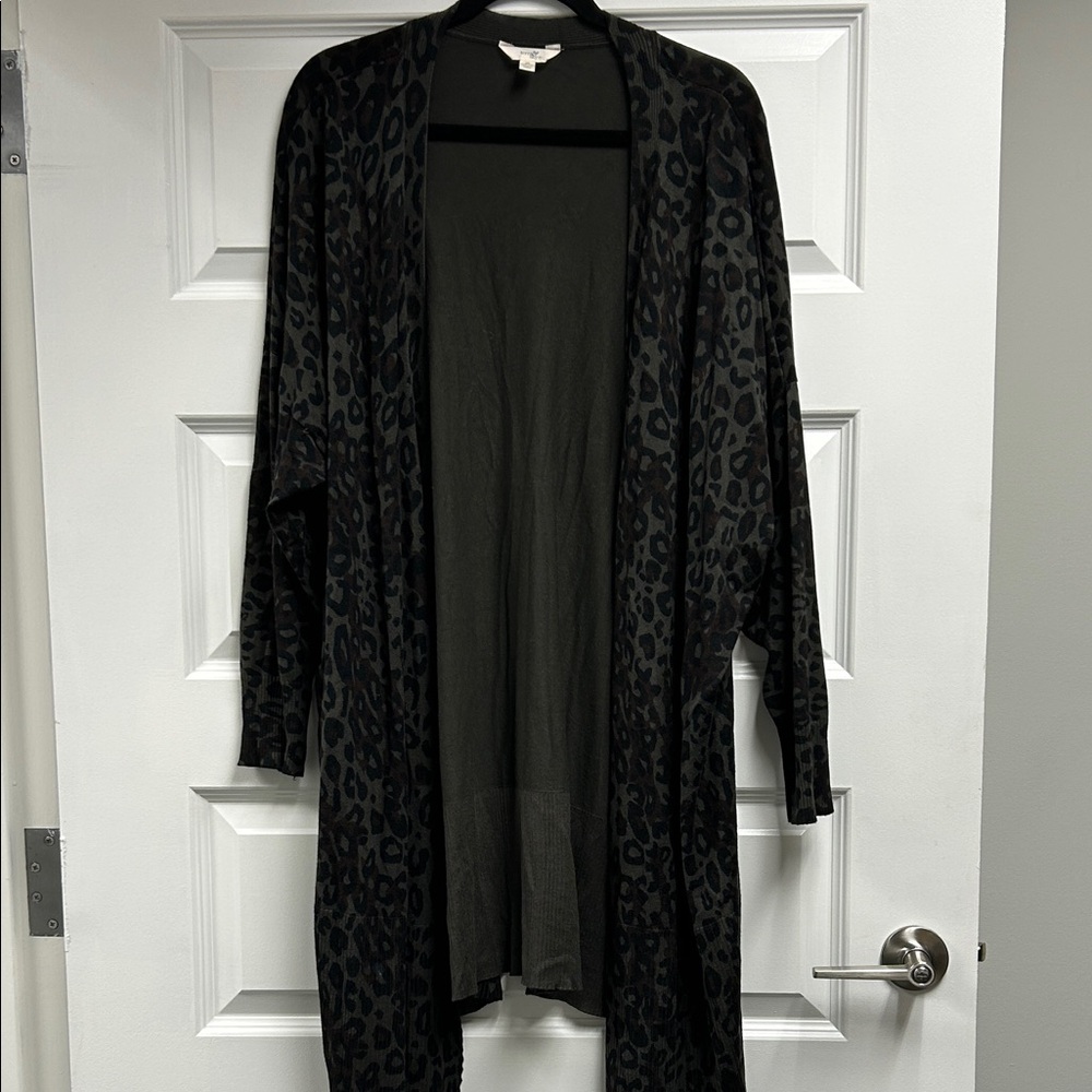 Terra & Sky Cheetah Print Cardigan
